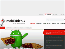 Tablet Screenshot of mobilsiden.dk
